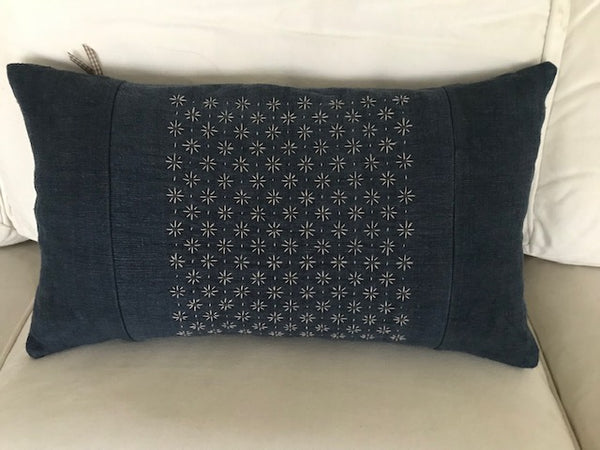 Sashiko Style Cushion